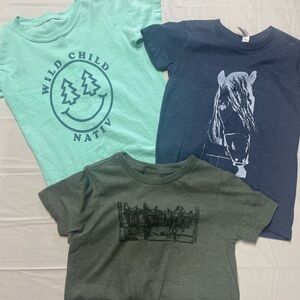 New Mix Kids Tees - Mint, Navy, Olive